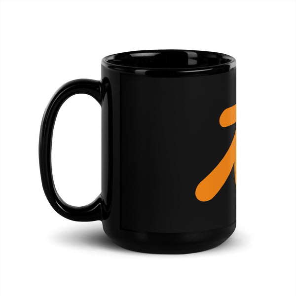 Make It Happen Blender Black Glossy Mug