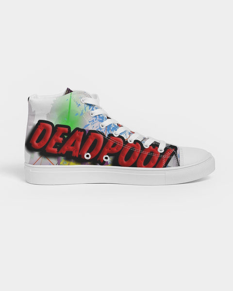 "Superhero Disco" Men's Hightop Canvas Shoe