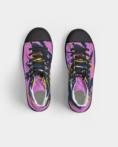 "Audio Explosion" Women's Hightop Canvas Shoe