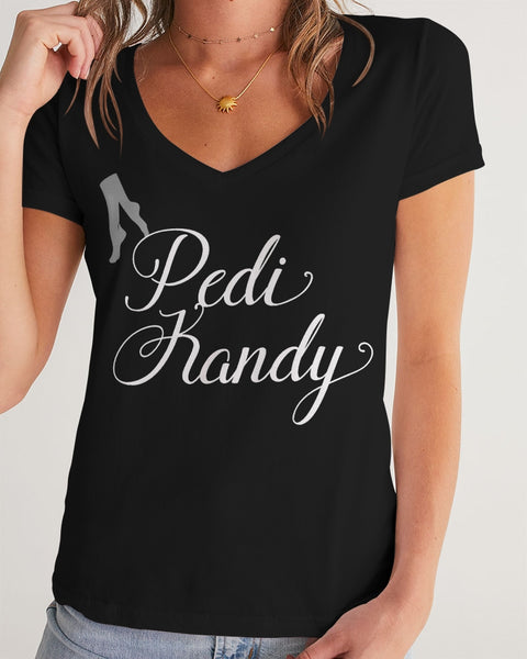 “PediKandy” Women's V-Neck