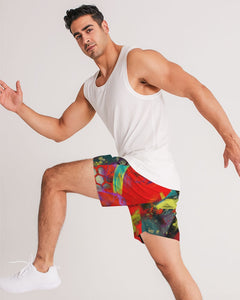 "Cherry Pop" Men's Jogger Shorts