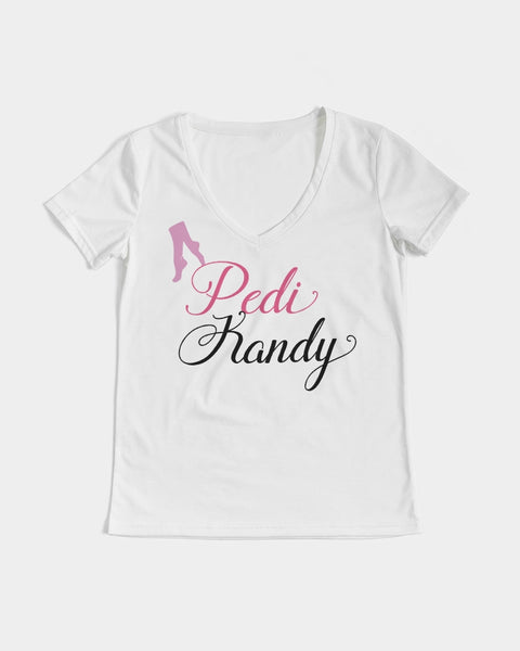 “PediKandy” Women's V-Neck