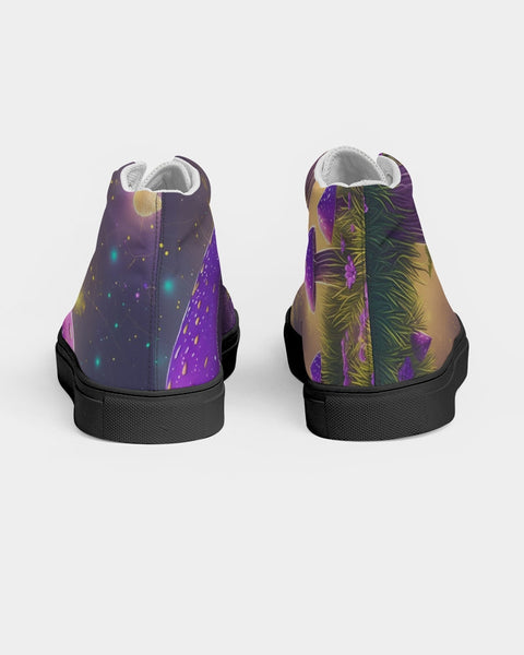 “Bag of Shrooms” Women's Hightop Canvas Shoe