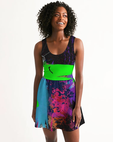 "Nature Spectrum” Scoop Neck Dress