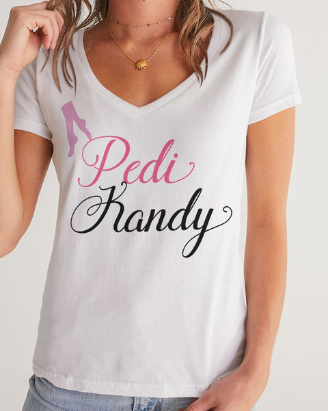 “PediKandy” Women's V-Neck